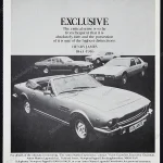 Aston Martin Distributors 1981 Print Ad