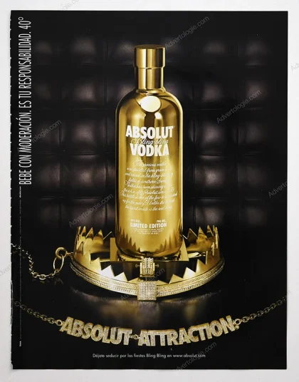 Absolut Vodka 2006 Print Ad - "Absolut Attraction"