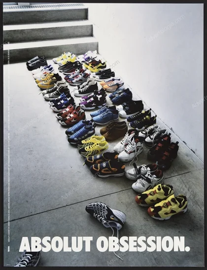 Absolut Vodka 2001 Print Ad - "Absolut Obsession"