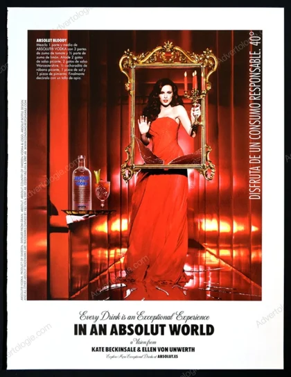 Absolut Vodka 2010 Print Ad - "Absolut Bloody"