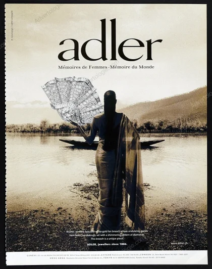 Adler Jewelry 2002 Print Ad - "Aryana"