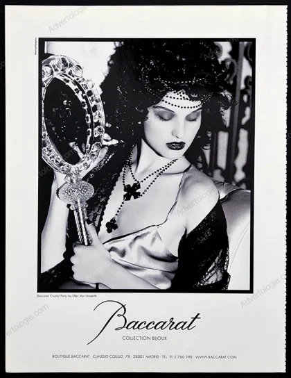 Baccarat Jewelry 2011 Print Ad - Ellen von Unwerth