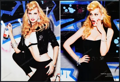 Bebe 2011 Print Ad - Dioni Tabbers, Ellen von Unwerth