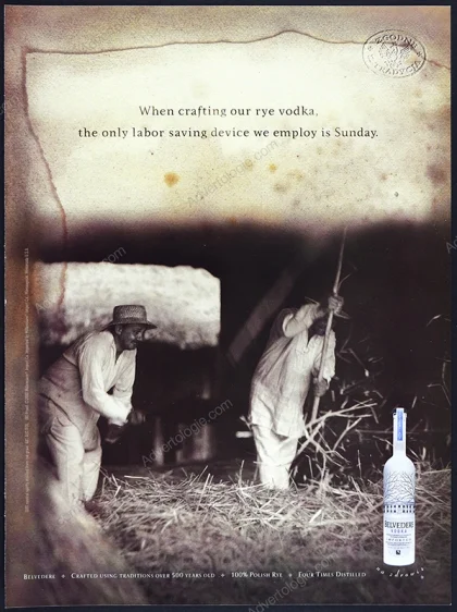 Belvedere Vodka 2001 Print Ad