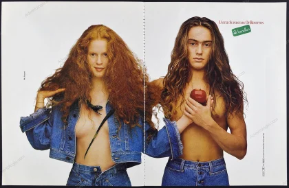 Benetton 1988 4-Page Print Ad
