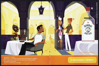 Bombay Gin 2001 Print Ad - Jordi Labanda