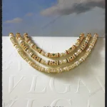 Bulgari Jewelry 1987 Print Ad