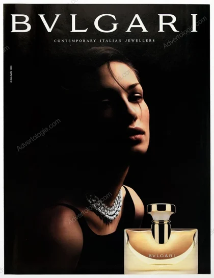 Bulgari Perfume 1999 Print Ad - Anna Maria Cseh