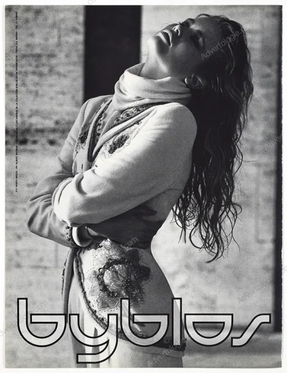Byblos 1990 Print Ad - Claudia Schiffer, Albert Watson