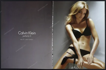 Calvin Klein Lingerie 2005 Print Ad - Natalia Vodianova