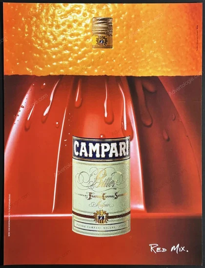 Campari 2000 Print Ad - "Red Mix"