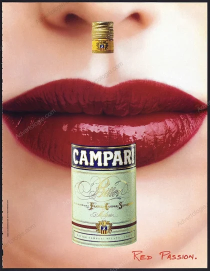 Campari 2001 Print Ad - "Red Passion"