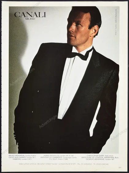 Canali 1985 Print Ad - Aldo Fallai