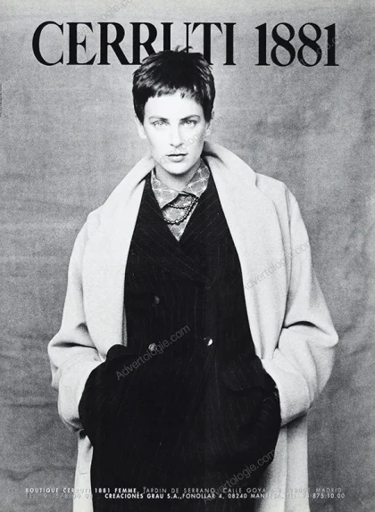 Cerruti 1993 Print Ad - Paolo Roversi