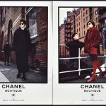 Chanel Boutique 1989 Print Ad - Inès de la Fressange, Karl Lagerfeld