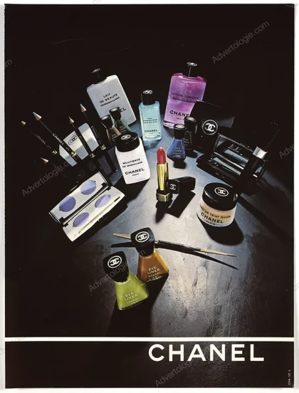 Chanel Cosmetics 1970 Print Ad