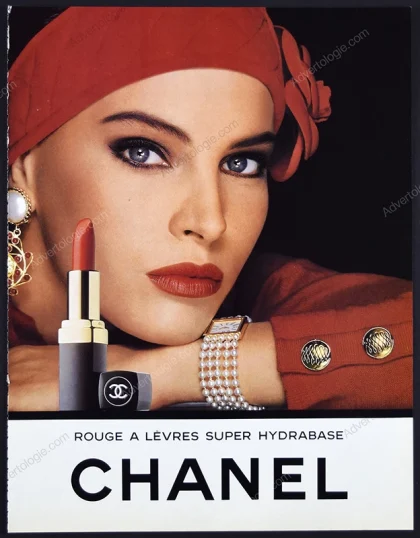 Chanel Lipstick 1991 Print Ad - Patricia Van Ryckeghem