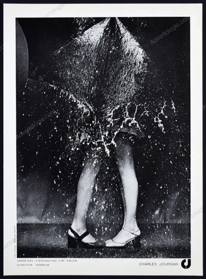Charles Jourdan Shoes 1972 Print Ad - Guy Bourdin