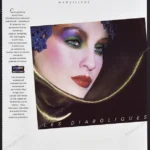 Christian Dior "Les Diaboliques" Makeup 1986 Print Ad - Susie Bick, Tyen