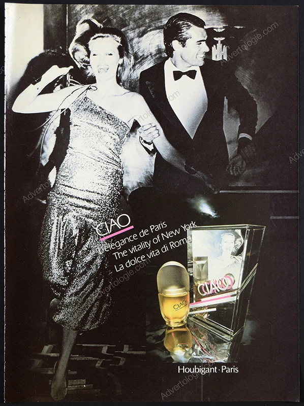 Ciao de Houbigant Perfume 1985 Print Ad