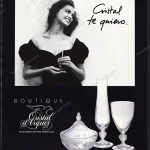 Cristal D'Arques Glassware 1991 Print Ad