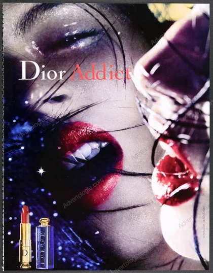 Dior Addict Lipstick 2002 Print Ad - Nick Knight