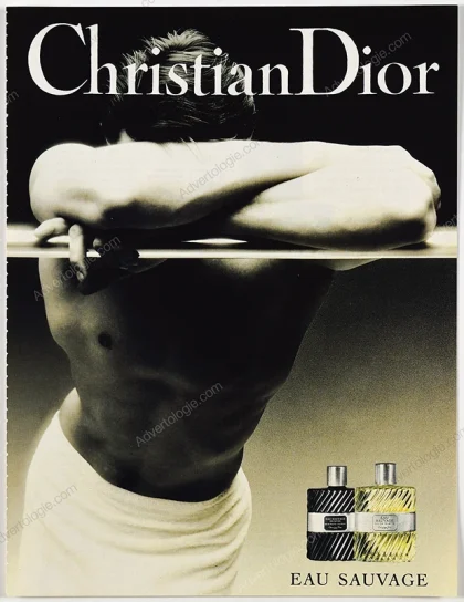 Eau Sauvage de Christian Dior Perfume 1989 Print Ad - Dominique Issermann
