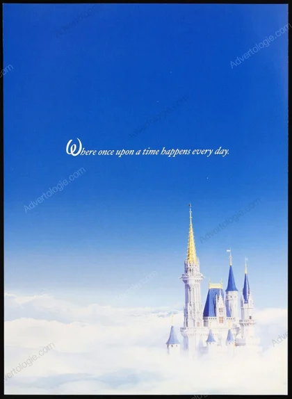 Disney Parks 2007 8-Page Magazine Insert Ad - Annie Leibowitz