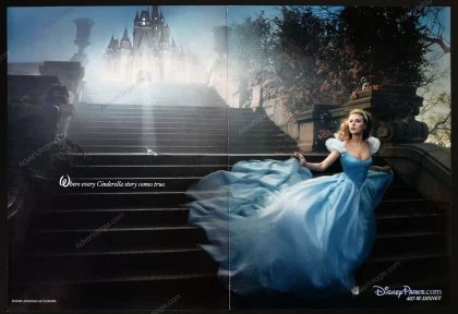 Disney Parks 2007 8-Page Magazine Insert Ad - Annie Leibowitz
