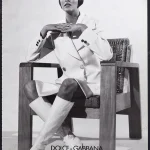 Dolce & Gabbana 1995 Print Ad - Linda Evangelista