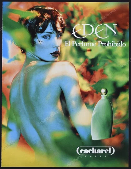 Eden de Cacharel 1996 Print Ad - Javier Vallhonrat