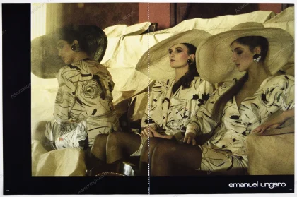 Emanuel Ungaro 1986 Advertorial - Deborah Turbeville
