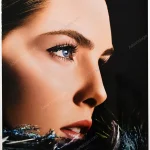 Estée Lauder Makeup 2008 Print Ad - Hilary Rhoda