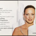 Estée Lauder Cosmetics 1981 Print Ad - Karen Graham