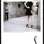 F by Fortuna Valentino Shoes 1998 2-Page Print Ad - Nobuyoshi Araki