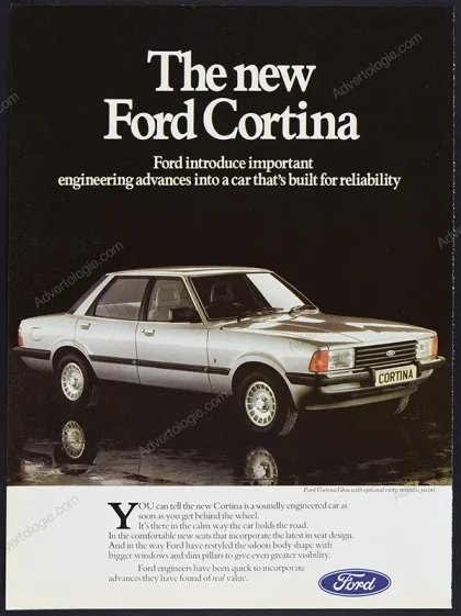 Ford Cortina 1979 Print Ad