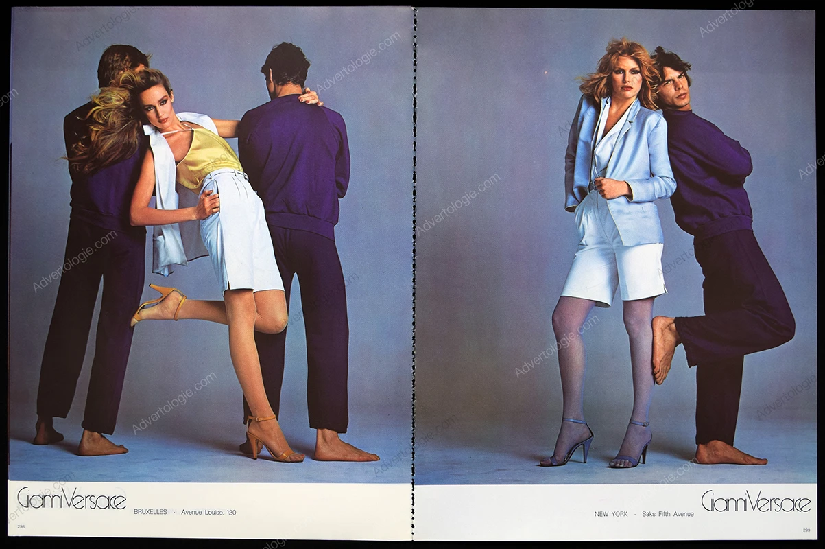 Gianni Versace 1980 Advertorial - Jerry Hall, Richard Avedon