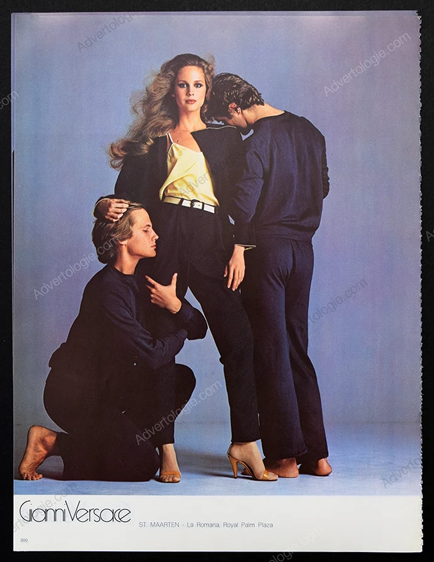 Gianni Versace 1980 Advertorial - Jerry Hall, Richard Avedon