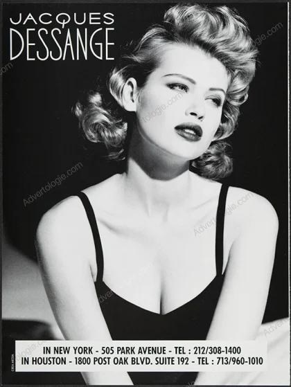 Jacques Dessange Coiffeur 1992 Print Ad