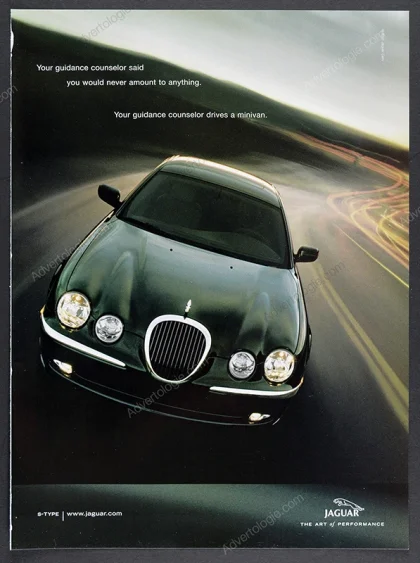 Jaguar S-Type 2001 Print Ad