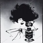 Jolie Madame de Christian Dior Perfume 1979 Print Ad - René Gruau