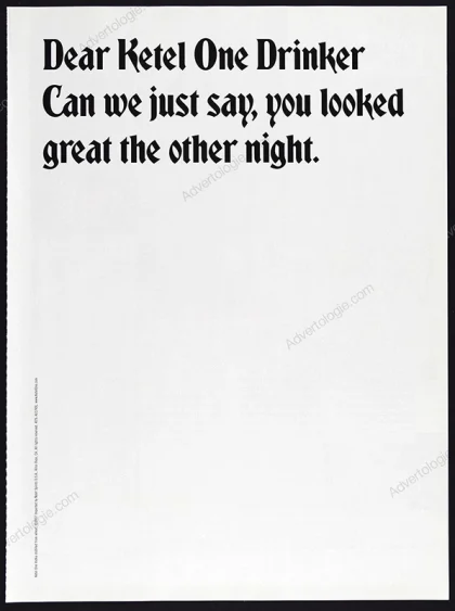 Ketel One Vodka 2007 Print Ad