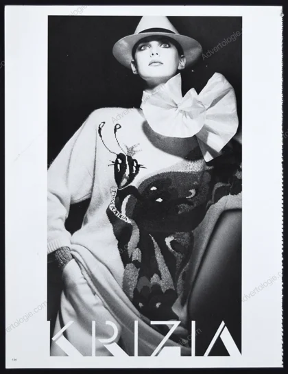 Krizia 1986 Print Ad