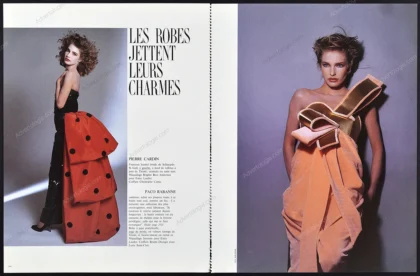 "Les Robes Jettent Leurs Charmes" 1986 Editorial - Guy Bourdin