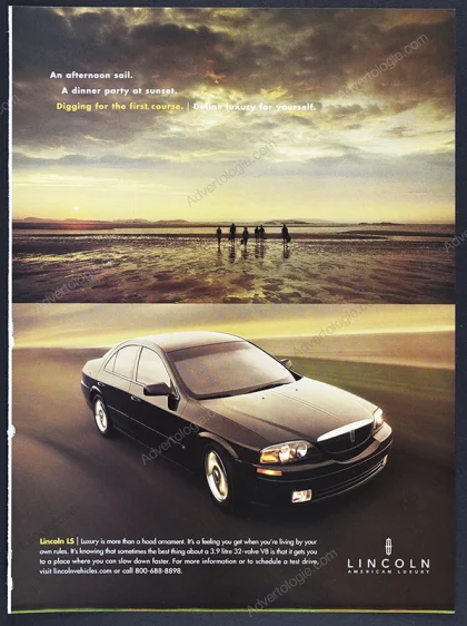 Lincoln LS 2001 Print Ad