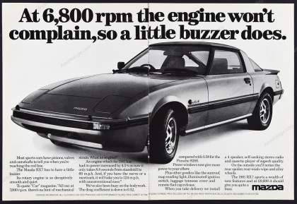 Mazda RX7 1981 Print Ad