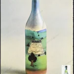 Noilly Prat Vermouth 1970 Print Ad - Charles Matton