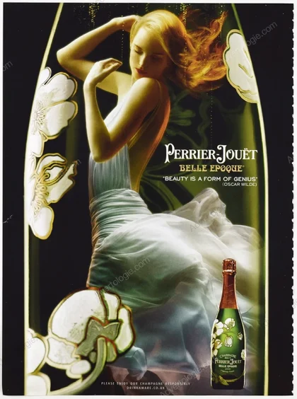 Perrier-Jouët Champagne 2008 Print Ad - "Belle Epoque"