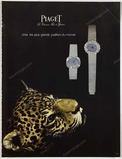 Piaget Watches 1970 Print Ad