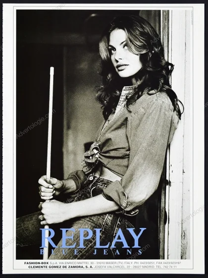 Replay 1994 Print Ad - Monica Bechthold